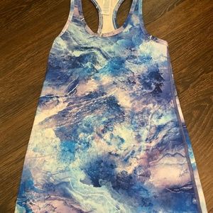 Purple and blue iviva tank top